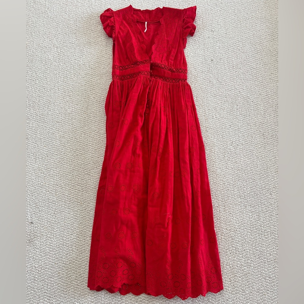 Free People dress. Red in XS.